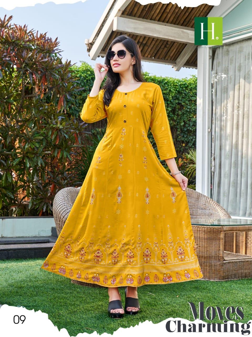 Katrina Hirwa 01-10 Anarkali Kurtis Catalog